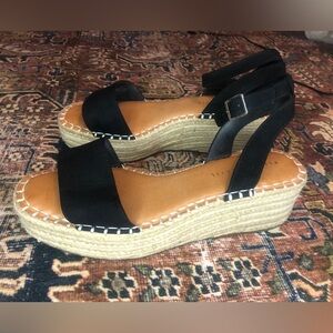 Kelly and Katie Black espadrilles